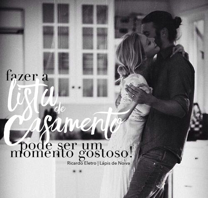 {Dicas úteis} Lista de Casamento
