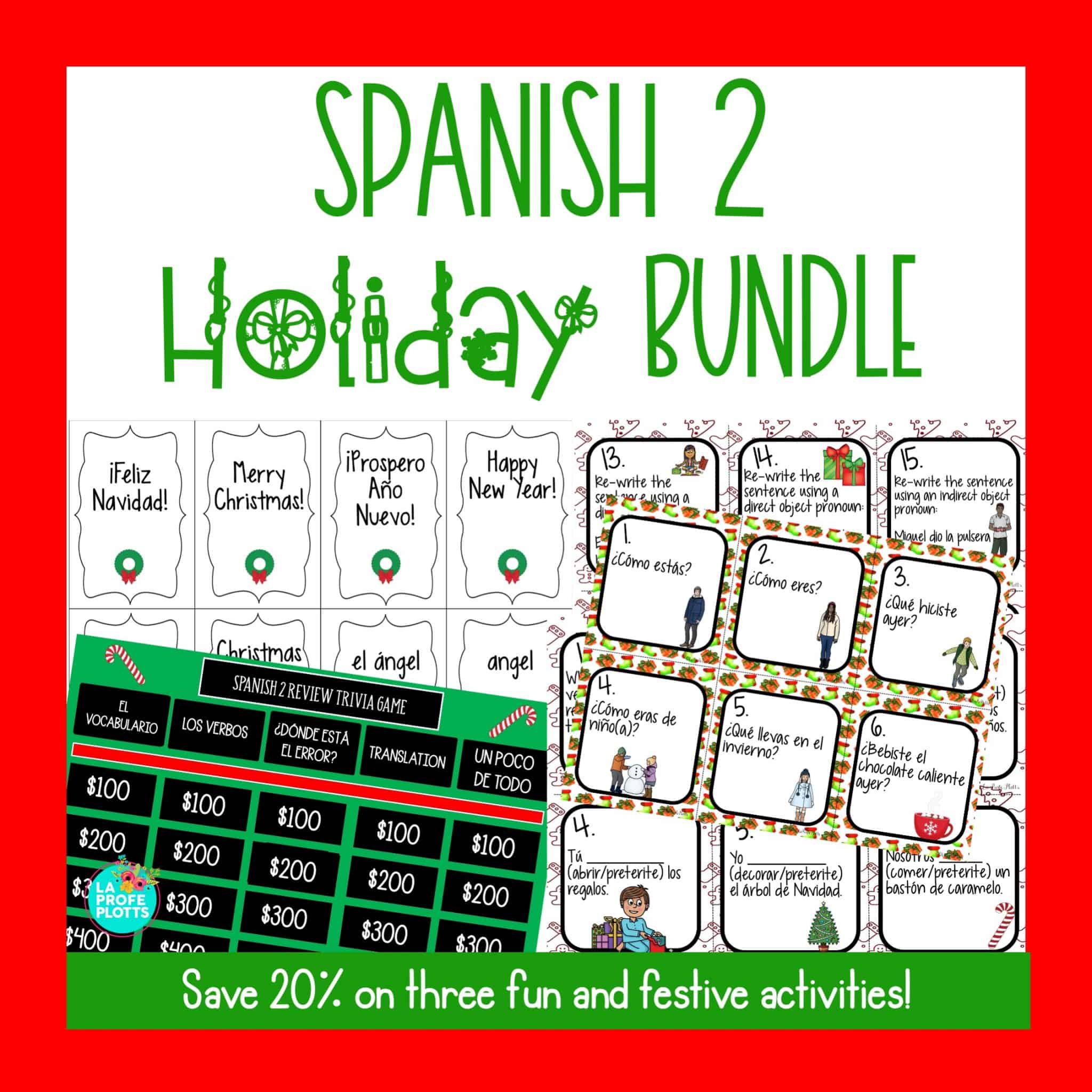 Spanish Holiday Activities Your Students Will Love La Profe Plotts