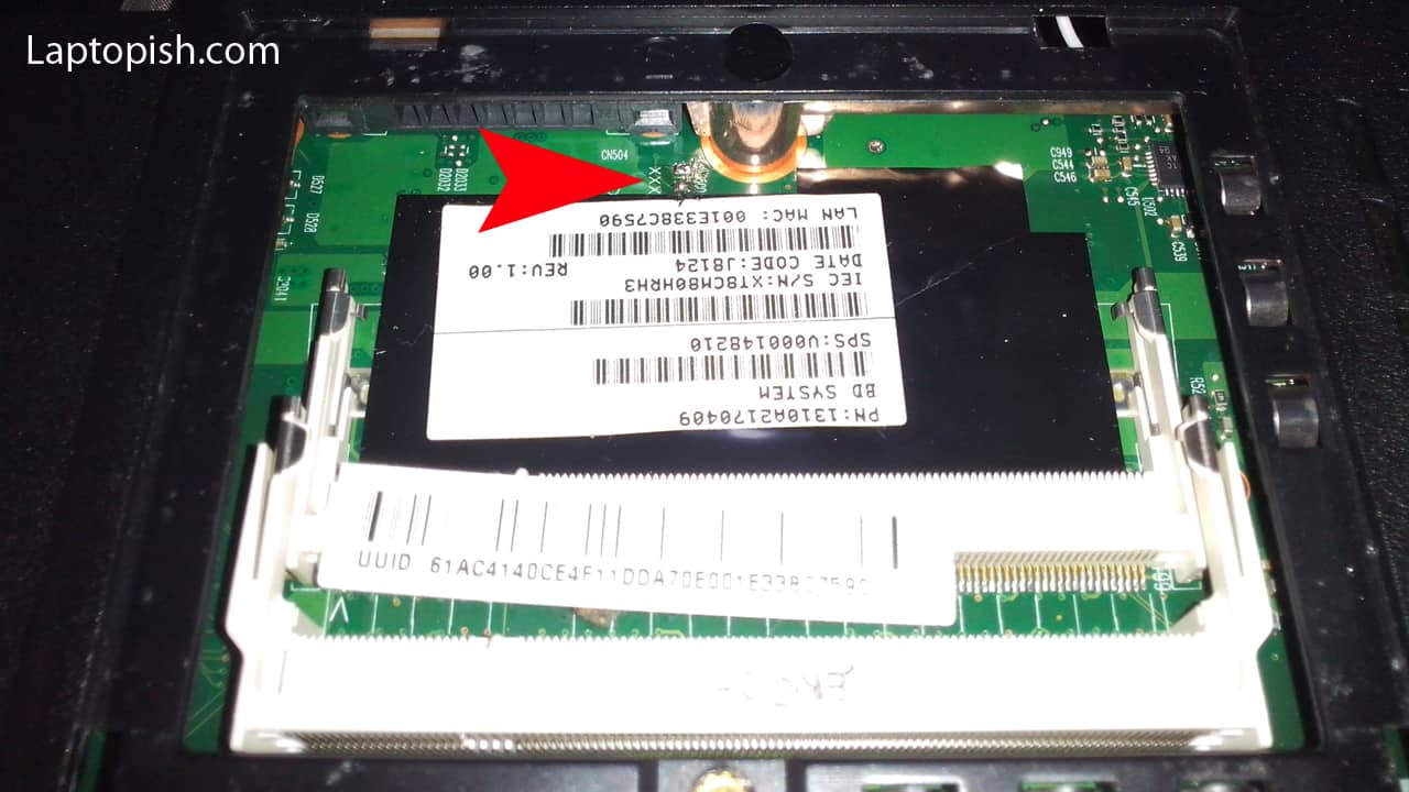 Toshiba Satellite L350 BIOS password reset