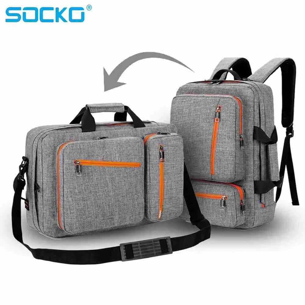 Socko 15.6 Inch Laptop Backpack Convertible Backpack LapopLelo