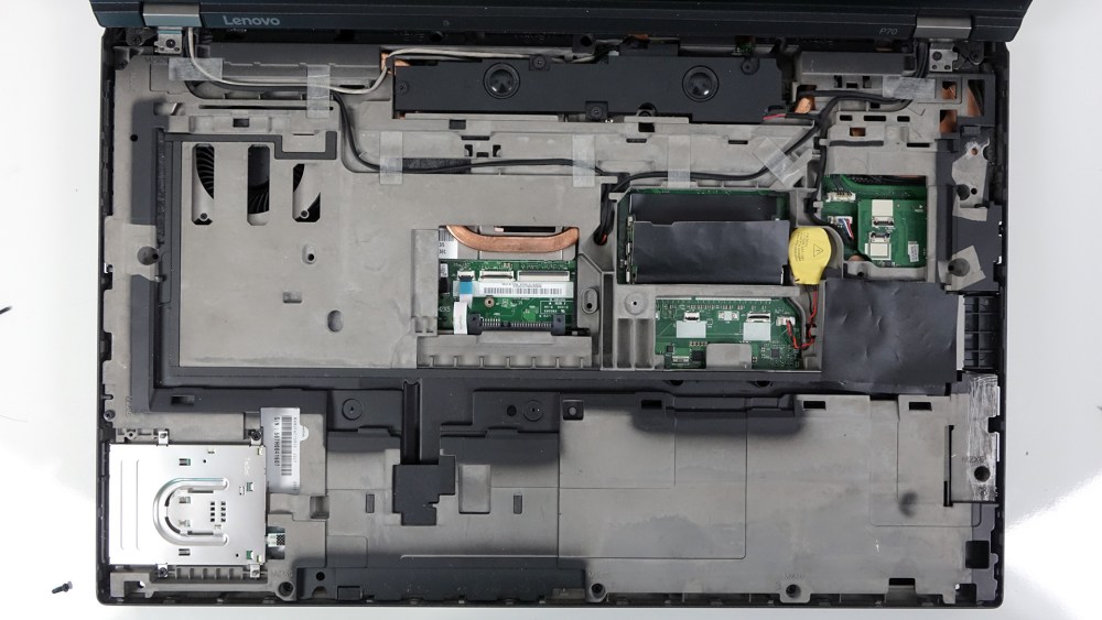 Inside Lenovo ThinkPad P70 disassembly, internal photos and upgrade