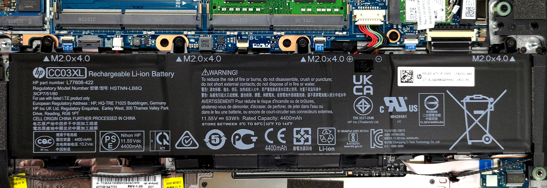 Inside HP EliteBook 840 G8 disassembly and upgrade options