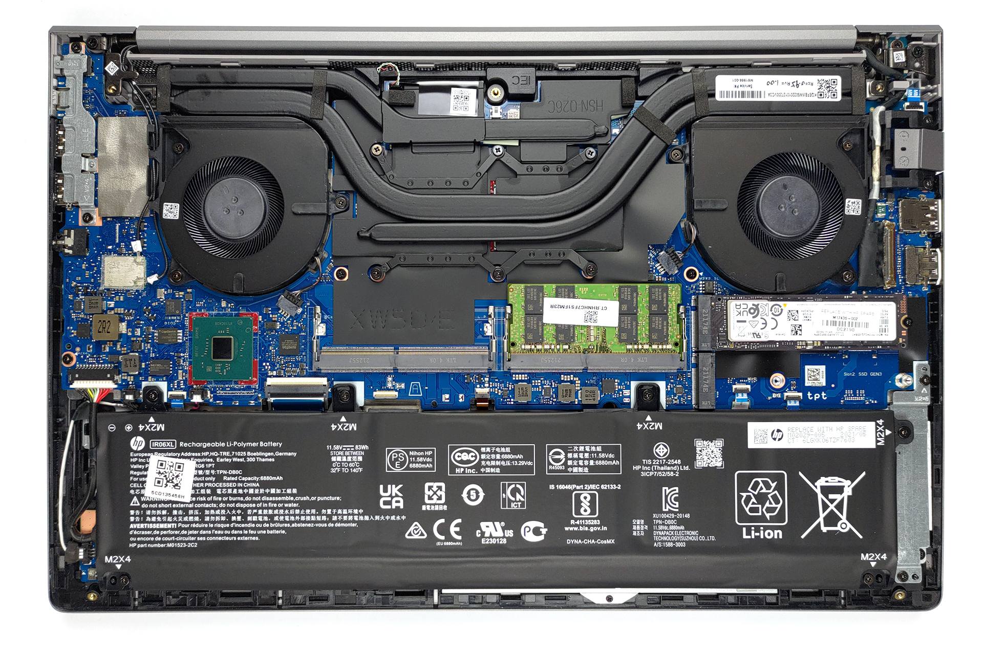 Inside HP ZBook Power G8 disassembly and upgrade options