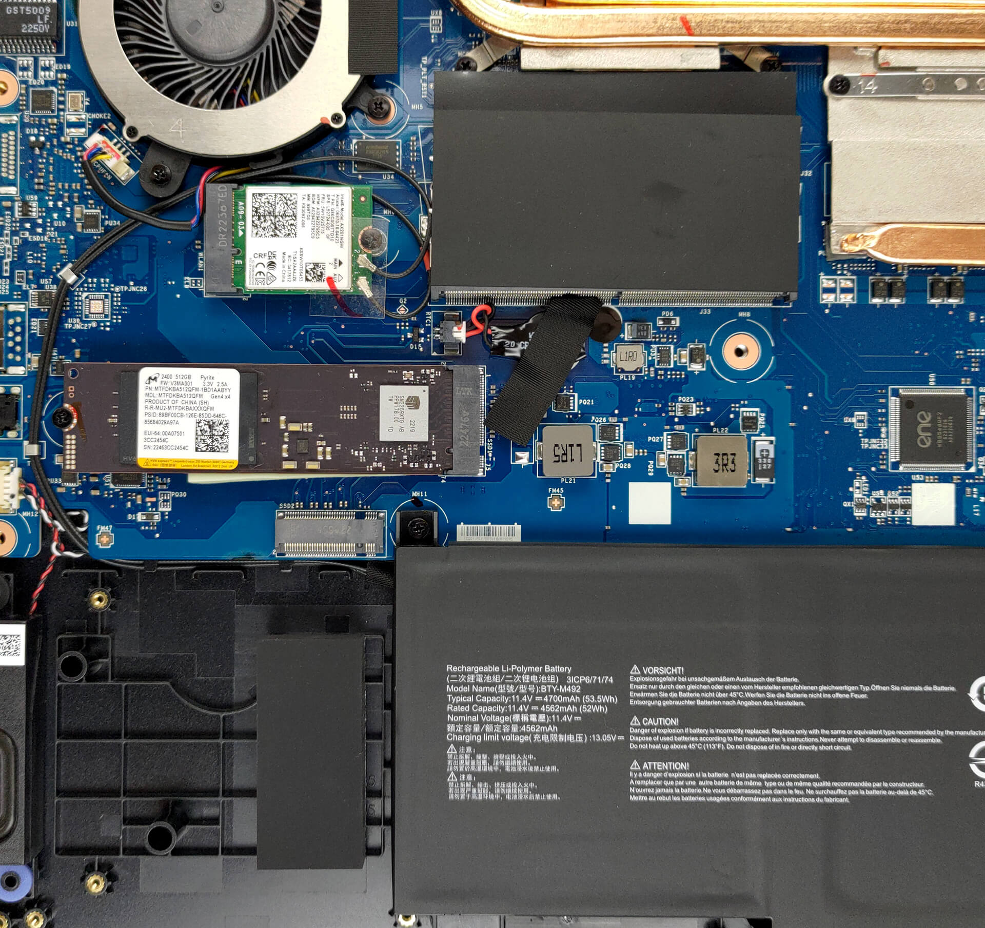 How to open MSI Katana 15 (B13V) disassembly and upgrade options