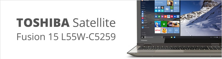 Toshiba Satellite Fusion 15 L55WC5259 Review & Specs •
