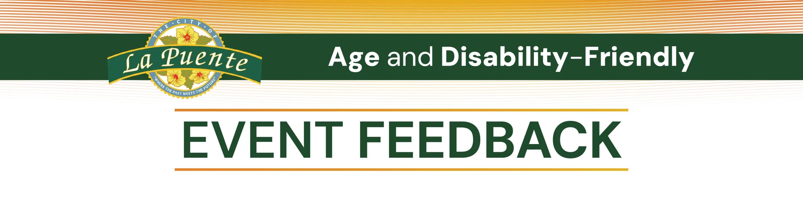 The City of La Puente Local Aging and Disability Action Plan Event