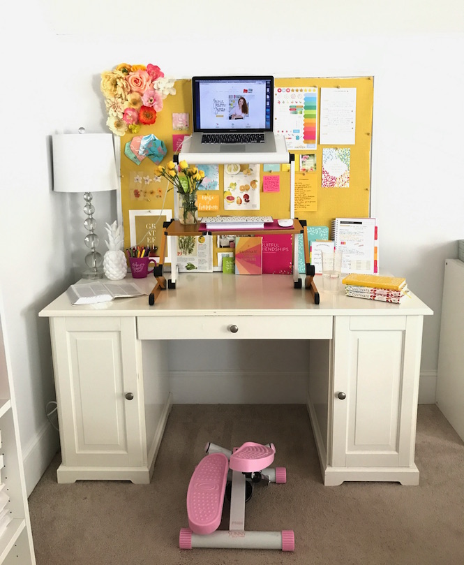 Standing Desk with Stepper Lara Casey