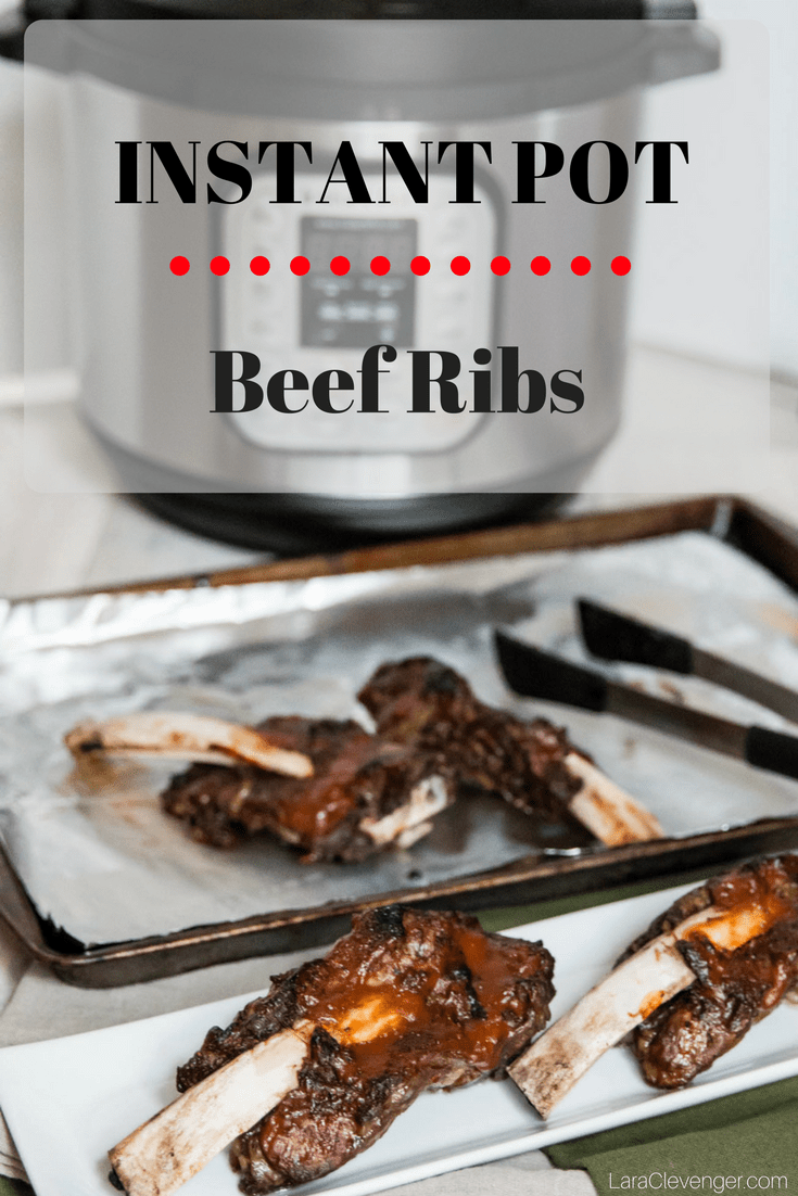 INSTANT POT Beef Ribs