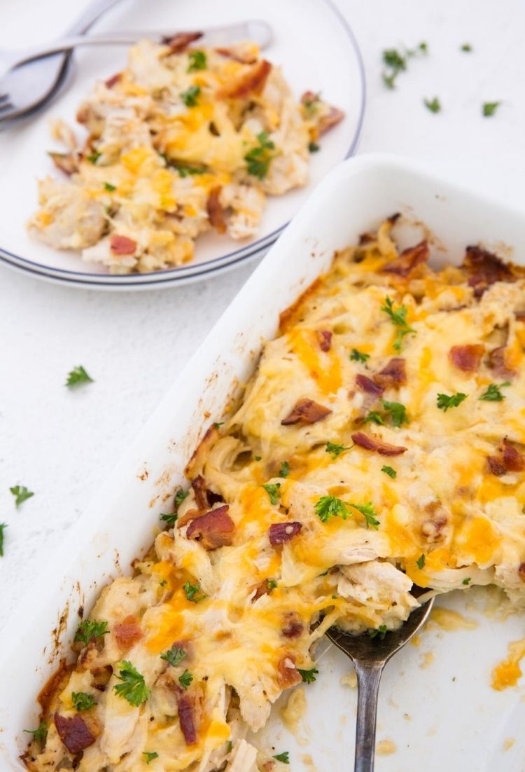 Keto Chicken Bacon Ranch Casserole Lara Clevenger