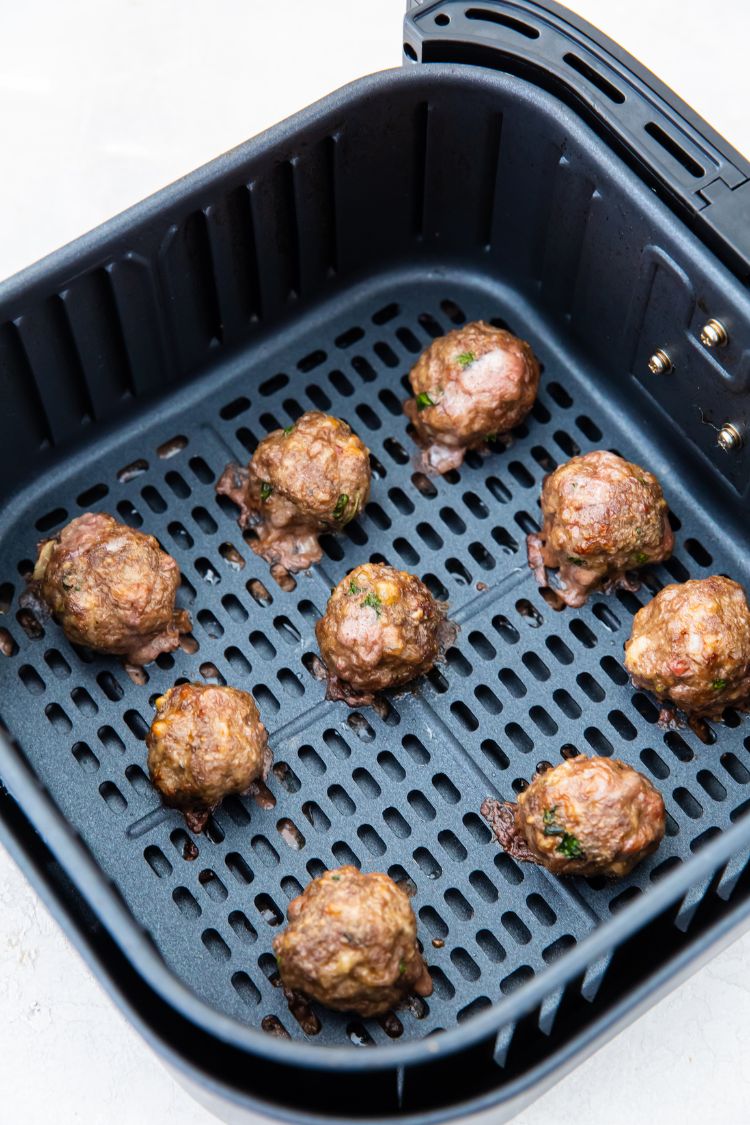 Easy Air Fryer Keto Meatballs Recipe Lara Clevenger