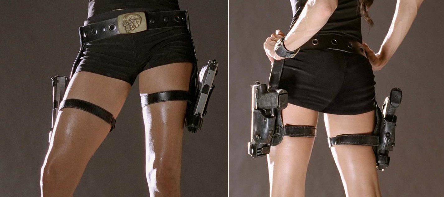 HOW TO MAKE THE TOMB RAIDER MOVIE HOLSTERS AND BELT laracroftcosplay