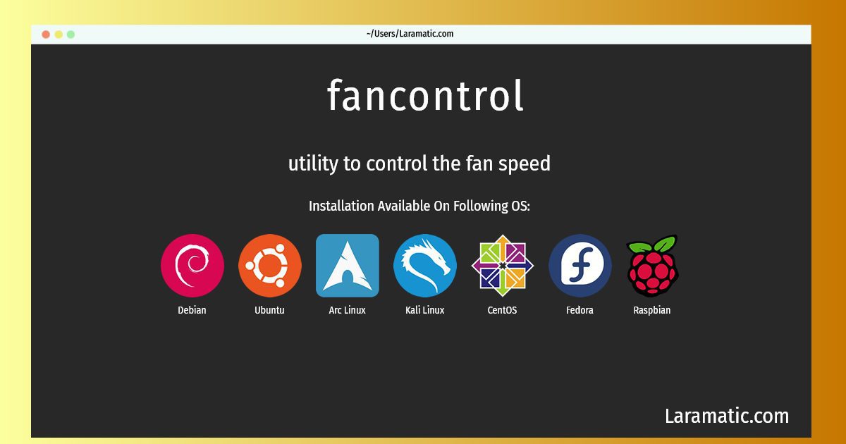 How To Install Fancontrol On Debian, Ubuntu, Arch, Kali, CentOS, Fedora