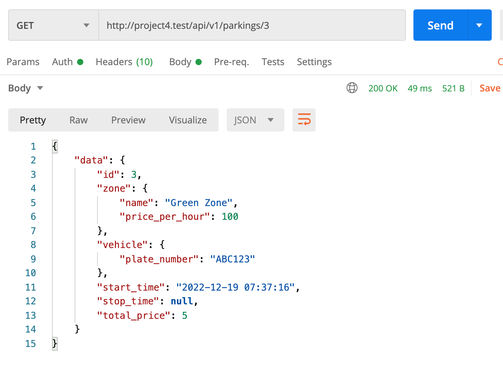 Build Laravel API for Car Parking App StepByStep