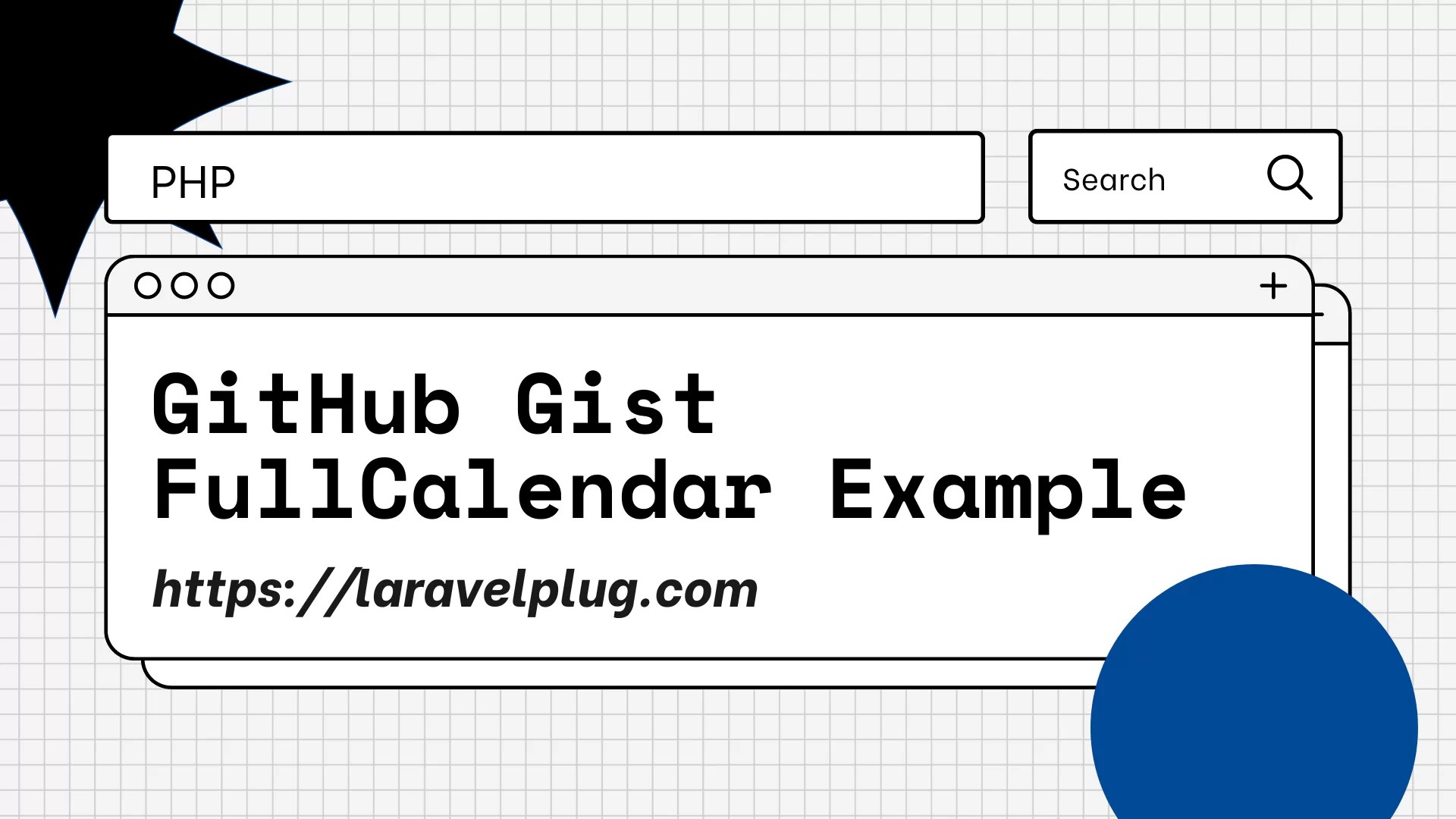 GitHub Gist FullCalendar Example Laravel Plug