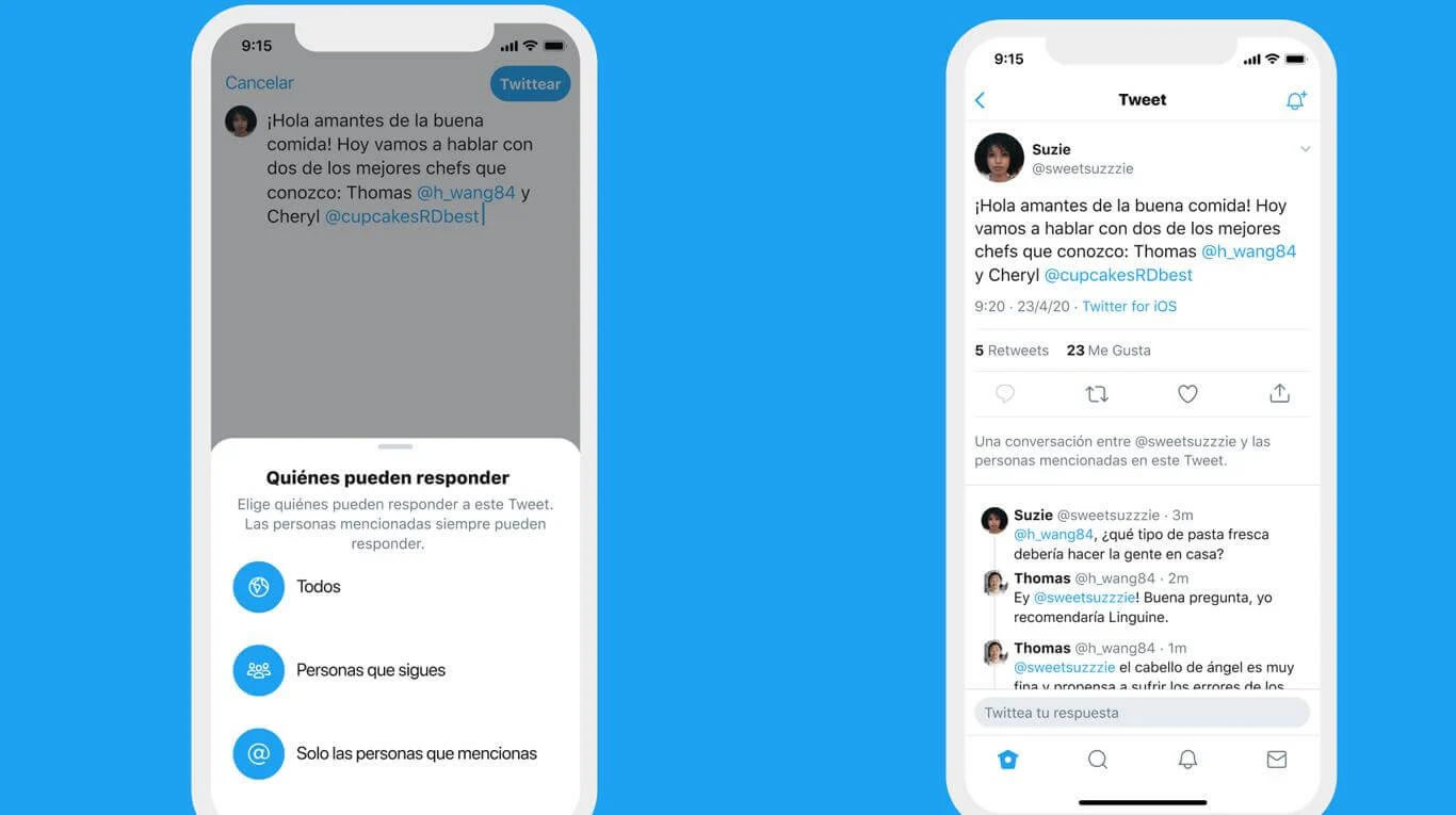 Cambios en Twitter ahora permite elegir quién puede responder un tuit La Razón