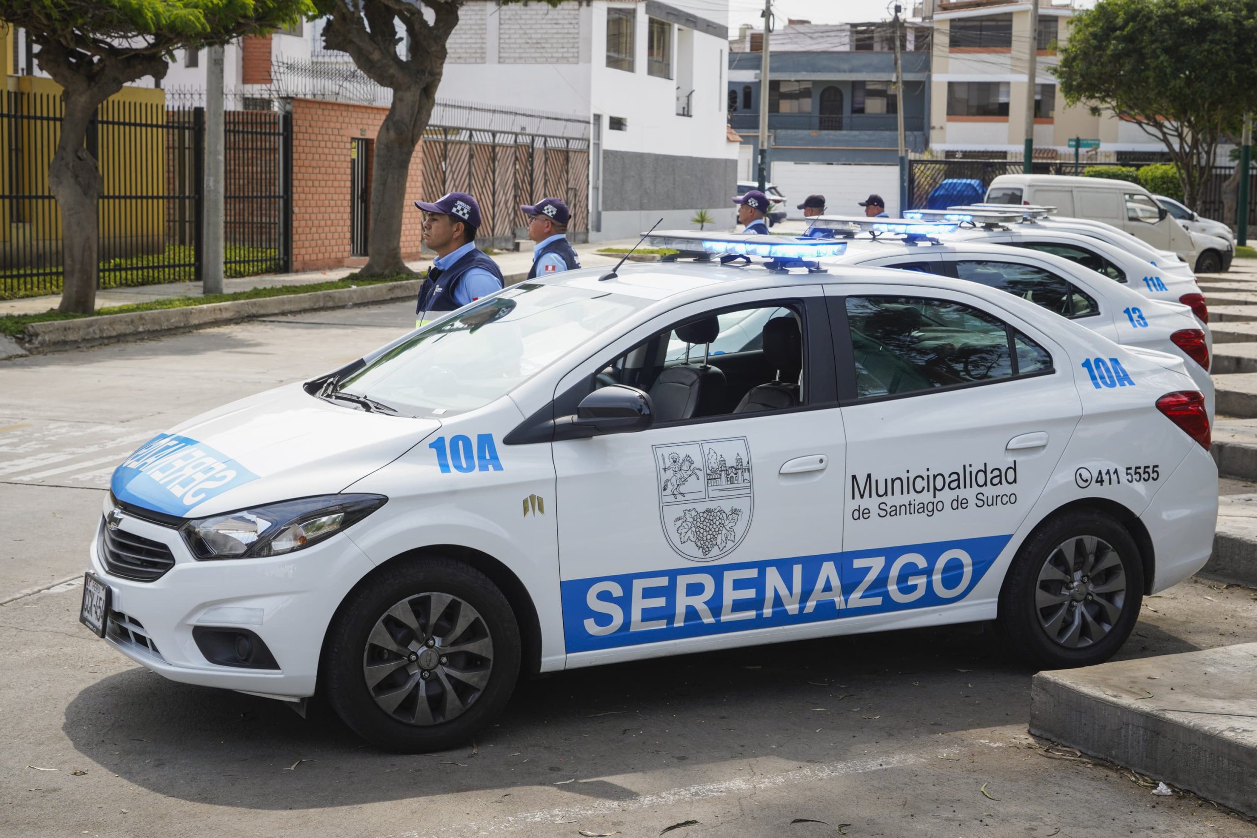 Surco actualizará su flota de patrulleros con 105 vehículos modernos equipados con GPS y cámaras de video.