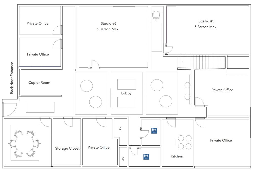 Floorplan Larchmont Studios