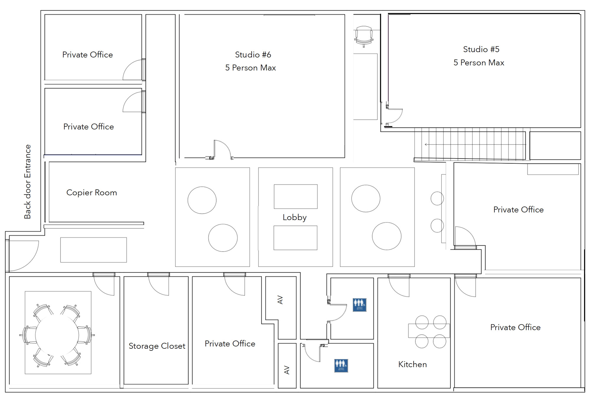 Floorplan Larchmont Studios