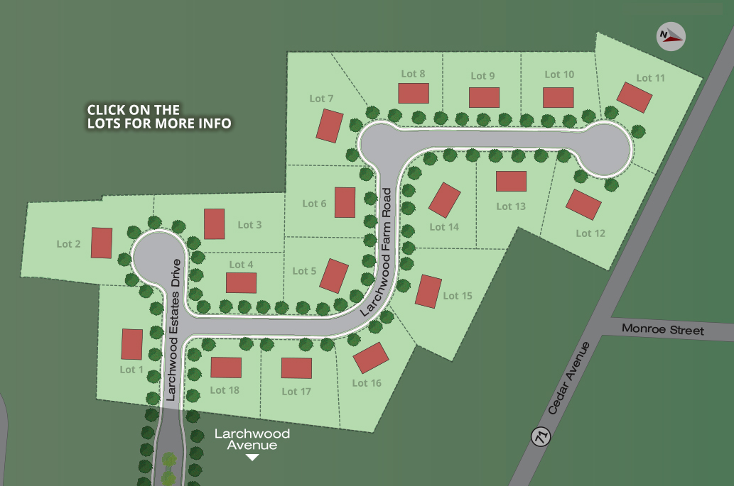 Site Plan Larchwood Estates