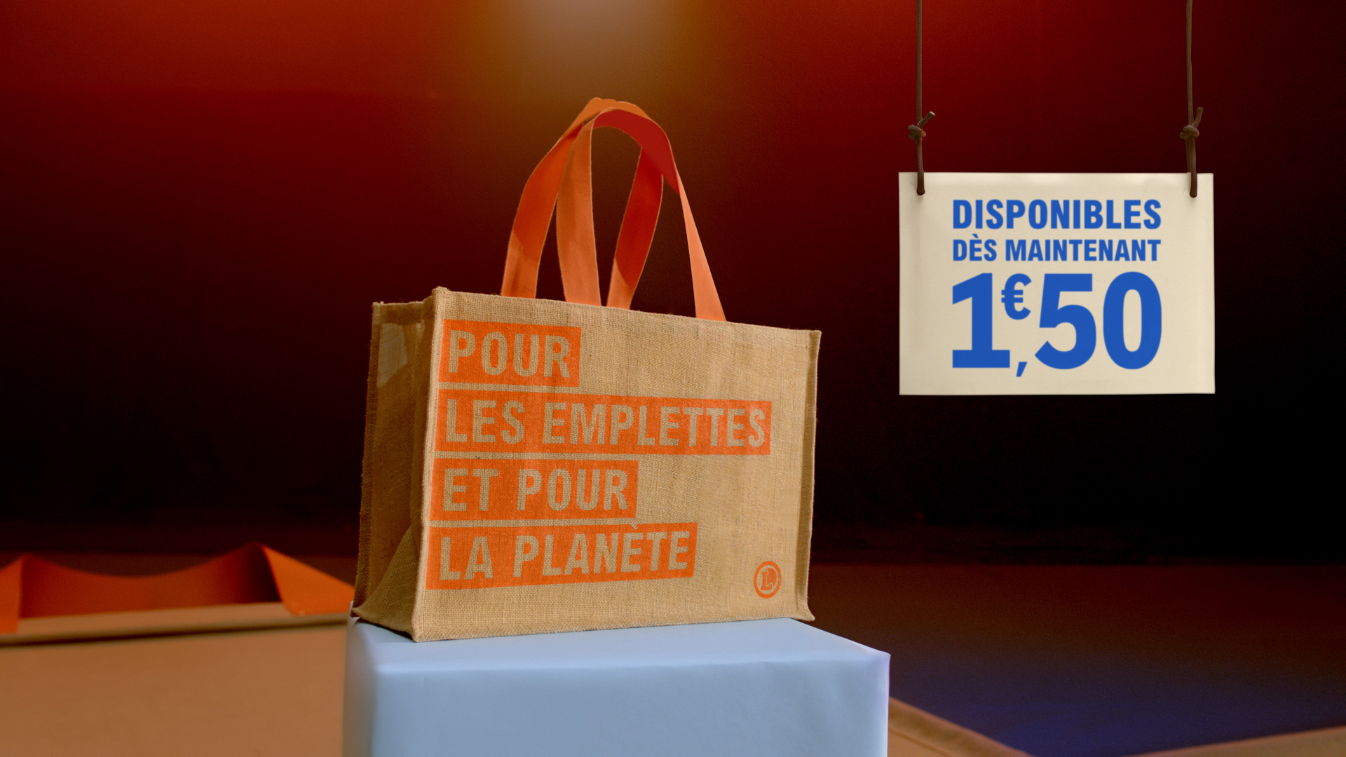 E.LECLERC et les sacs plastiques de caisse « moins de