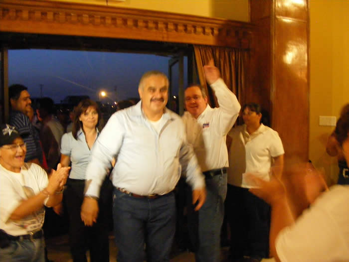 LOUIS H. BRUNI WITH SHERIFF ELECT MARTIN CUELLAR