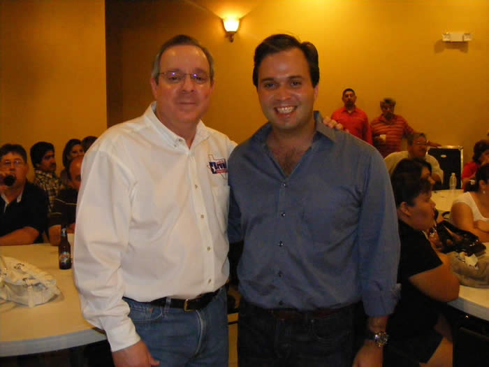 LOUIS H. BRUNI WITH SHERIFF ELECT MARTIN CUELLAR