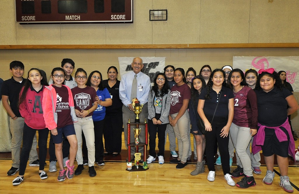Laredo Regional Food Bank thanks Lamar Bruni Vergara M.S. for Donation