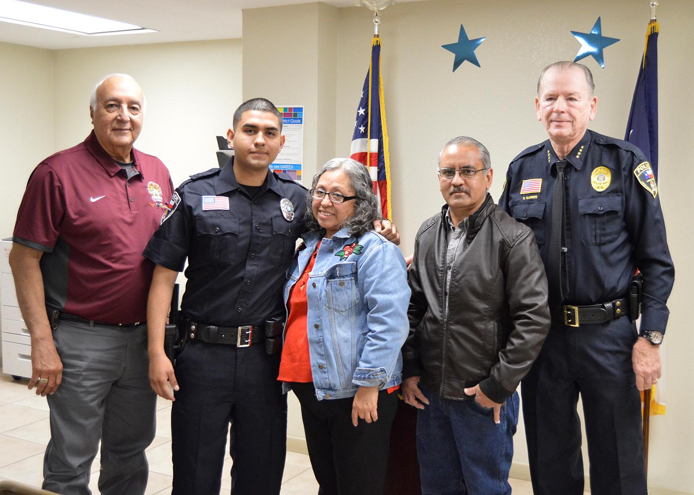 The United ISD Police Department 5 new police officers