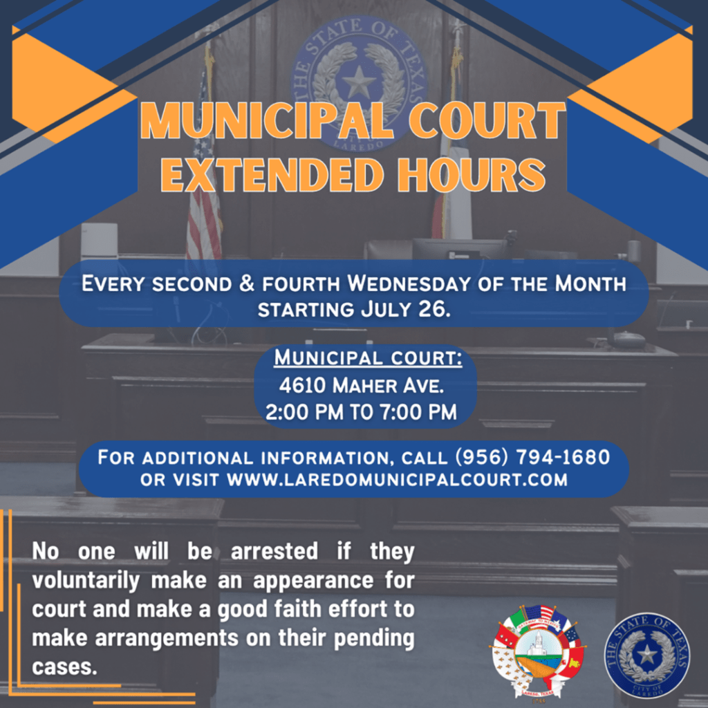 Laredo Municipal Court Implementing Extended Court Hours