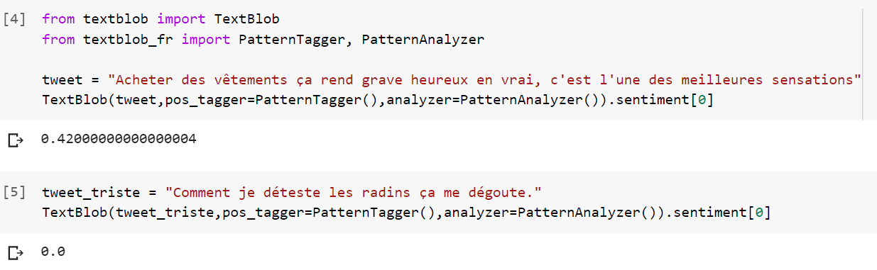 NLP pour l'analyse de sentiment de tweet avec Python