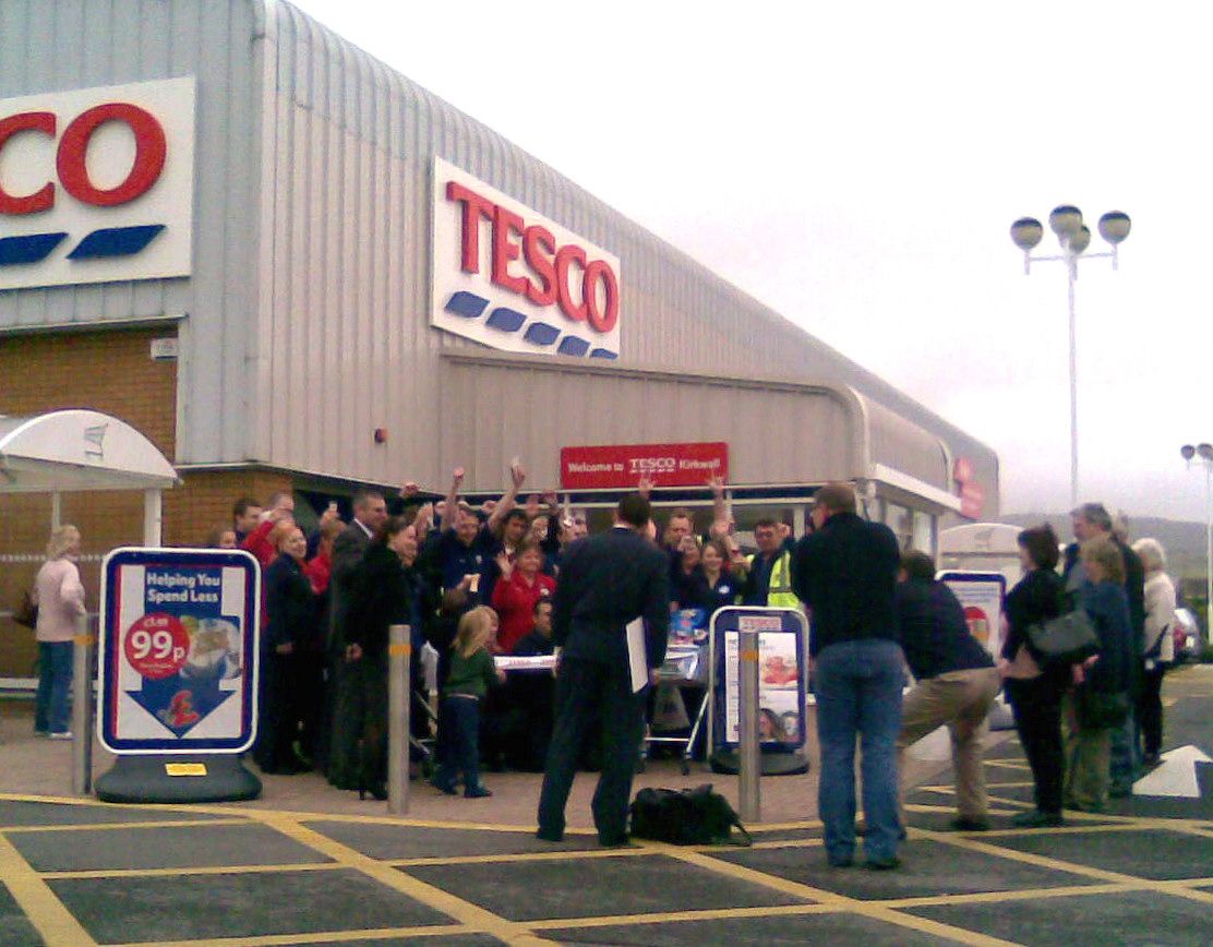 Orkney Image Library Tesco opening