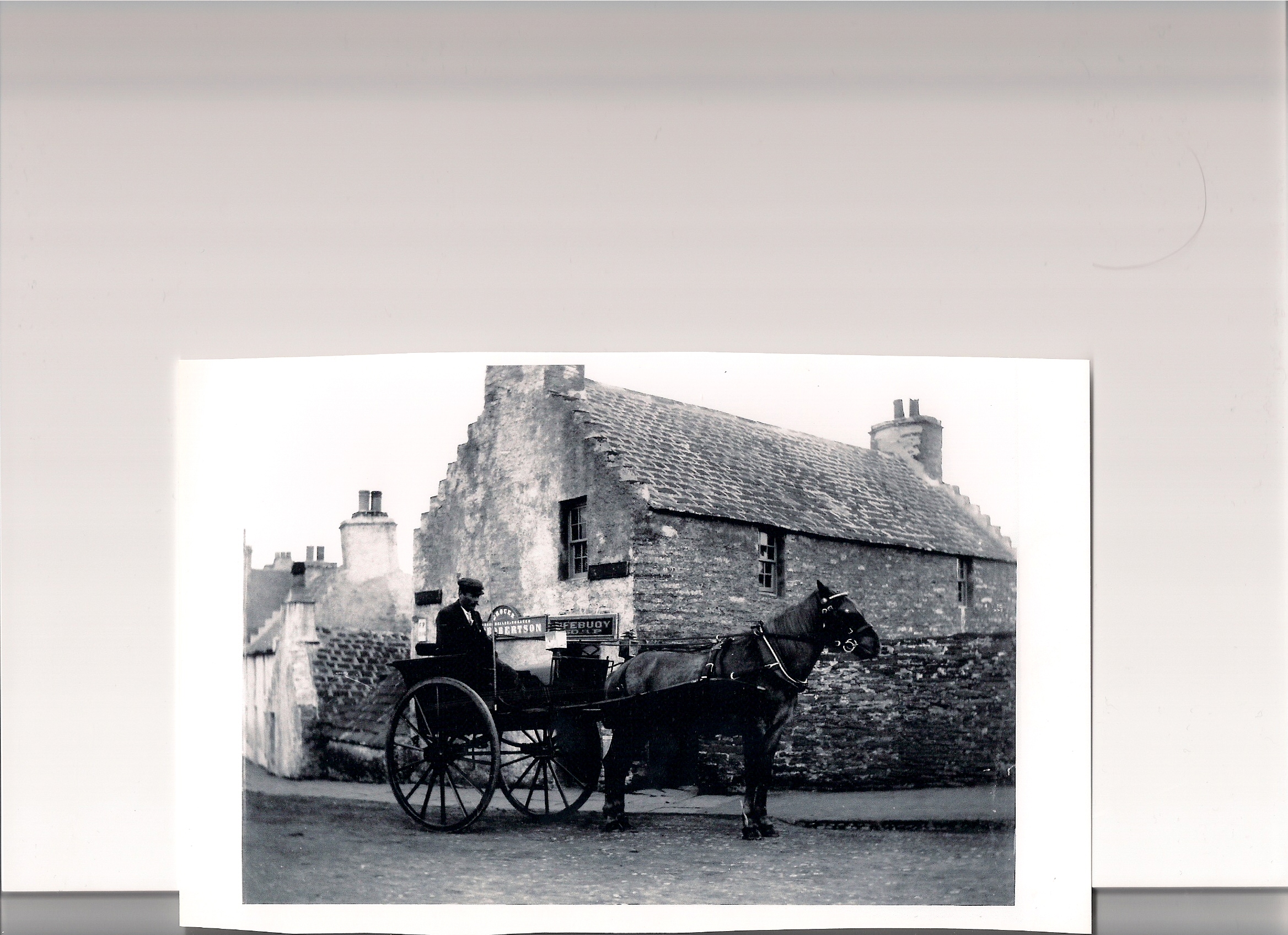 Orkney Image Library High Street, inc. Robertson's shop