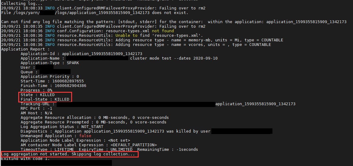 Collecting Log in Spark Cluster Mode