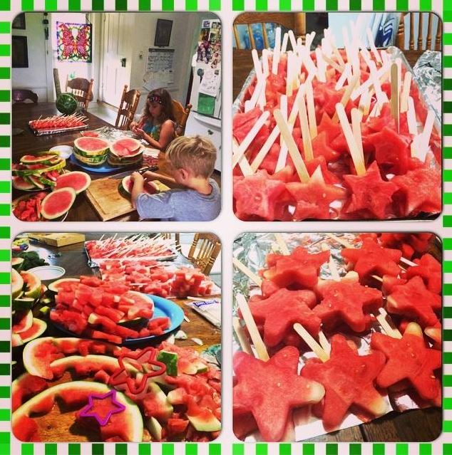 Healthy SpaceThemed Snacks for Kids Large Family Table