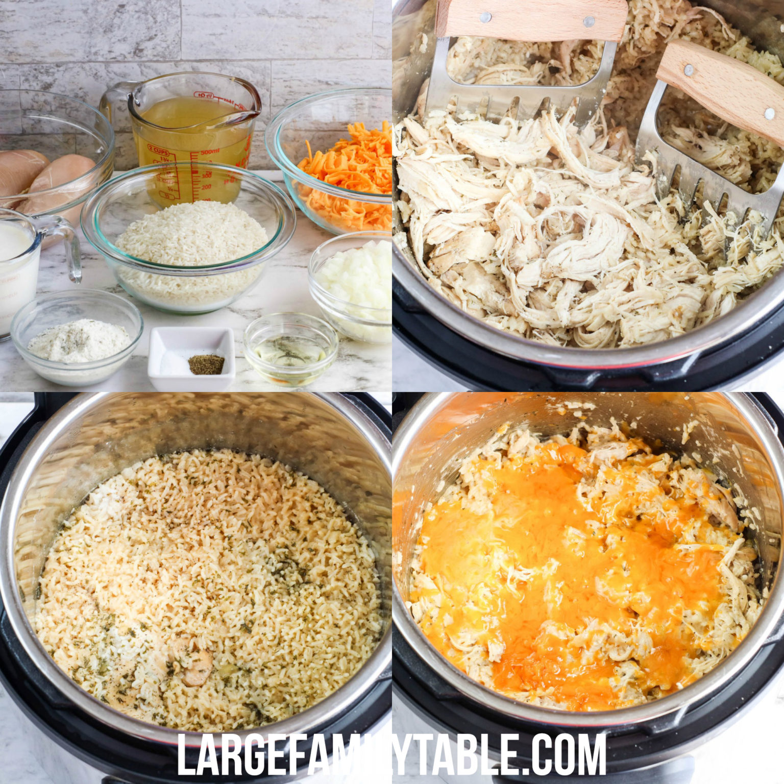Instant Pot Ranch Chicken and Rice Large Family Recipes Large