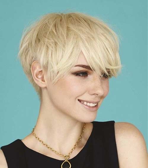 25 cortes de cabello Pixie de capas cortas » Largo Peinados