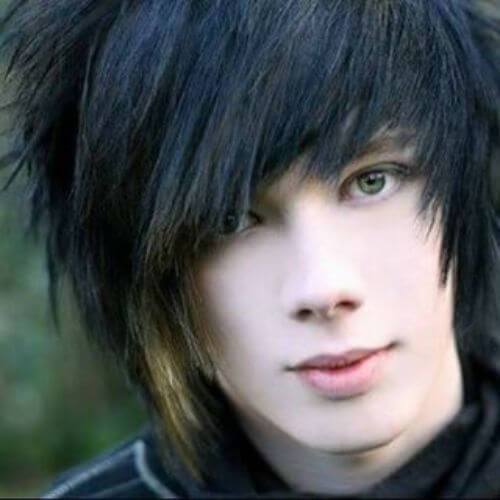 30 peinados emo para chicos » Largo Peinados