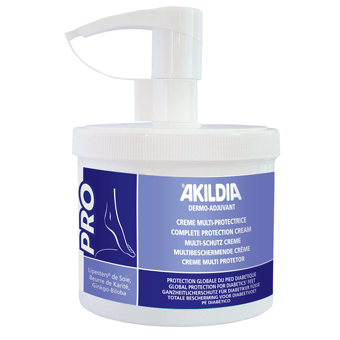 AKILDIA Crème Multi-Protectrice pour pieds fragilisés Format Professionnel  - Laboratoire Larima