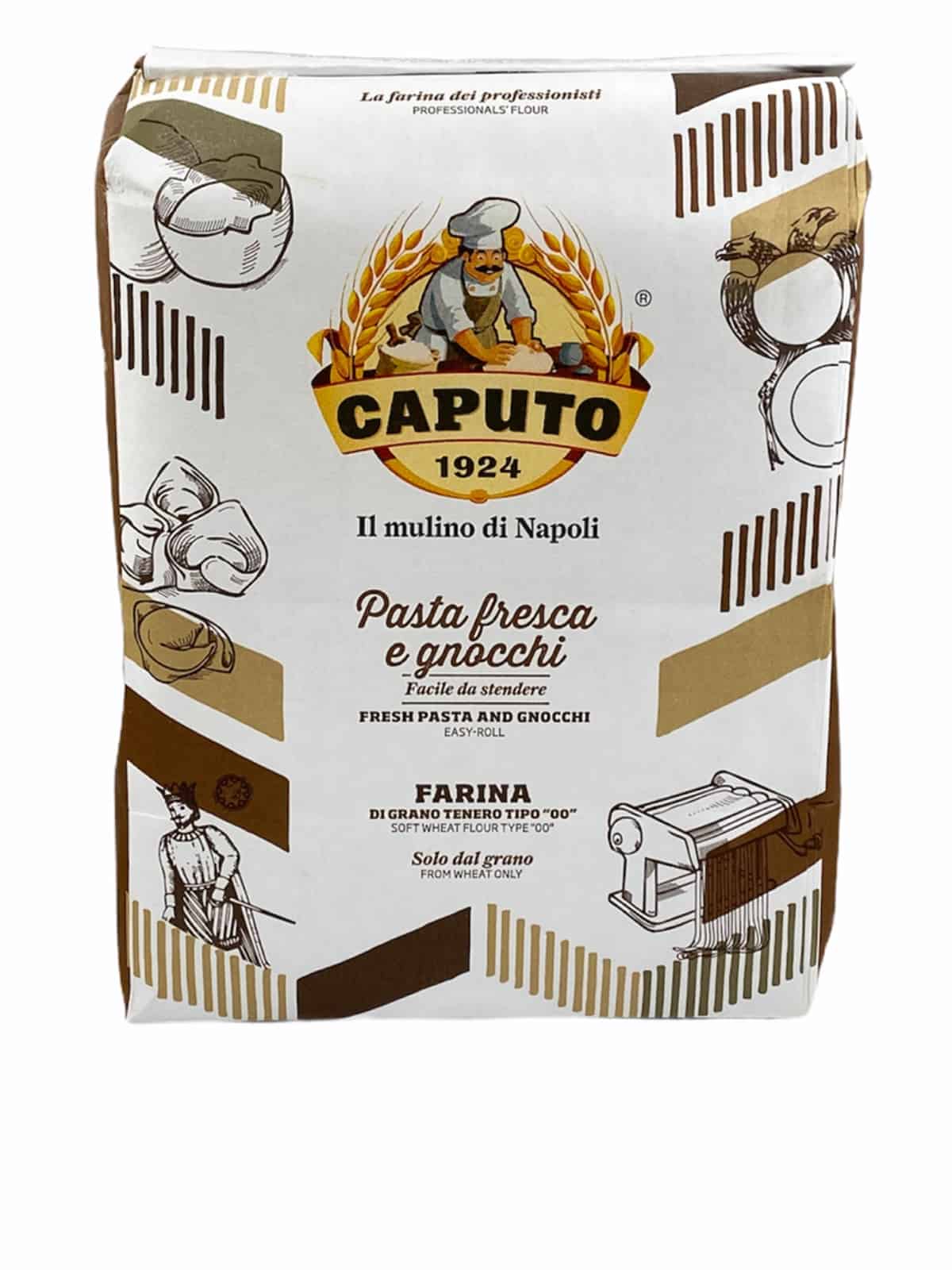 Mulino Caputo Flour Gnocchi and Pasta 00 5kg Lario