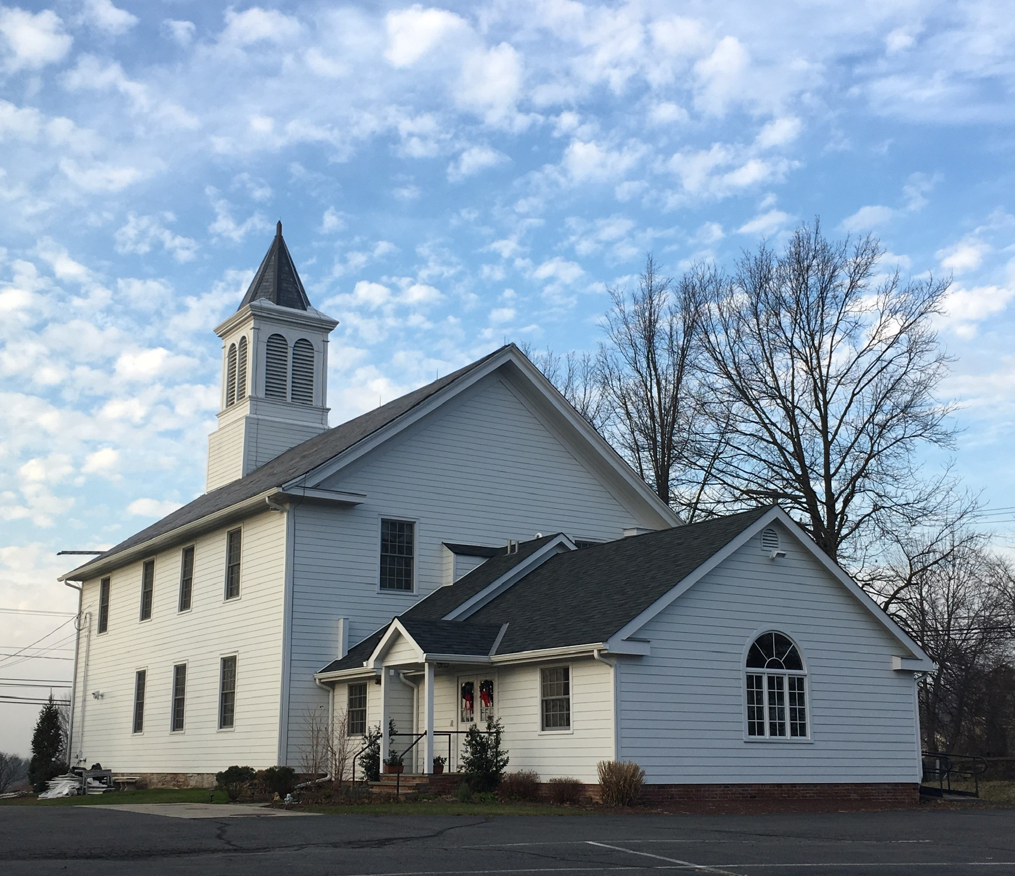Side view Larison's Corner Presbyterian Church
