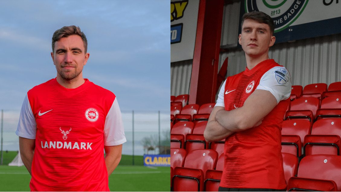 Joe Thomson & Micheal Glynn arrive as Ben Doherty departs Larne FC