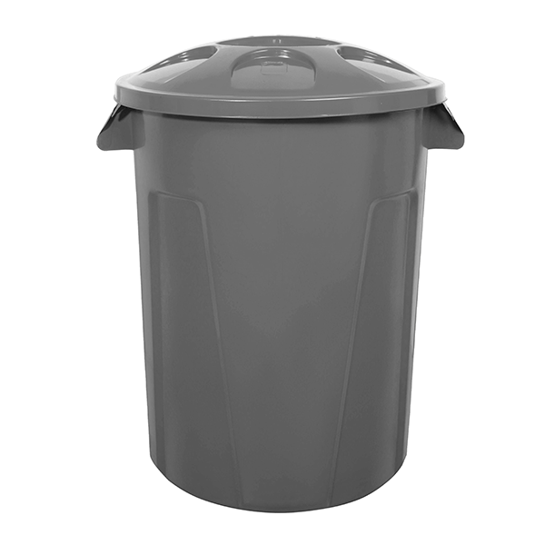 HeavyDuty Round Plastic Trash Container Lar Plastics