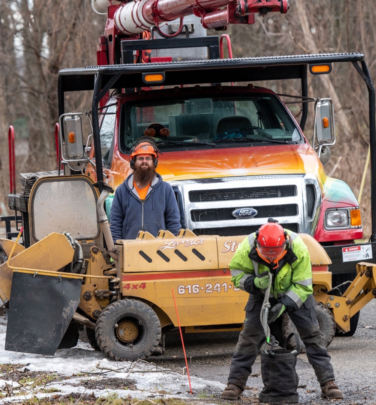 Stump Grinding Grand Rapids Larry's Lawn Services