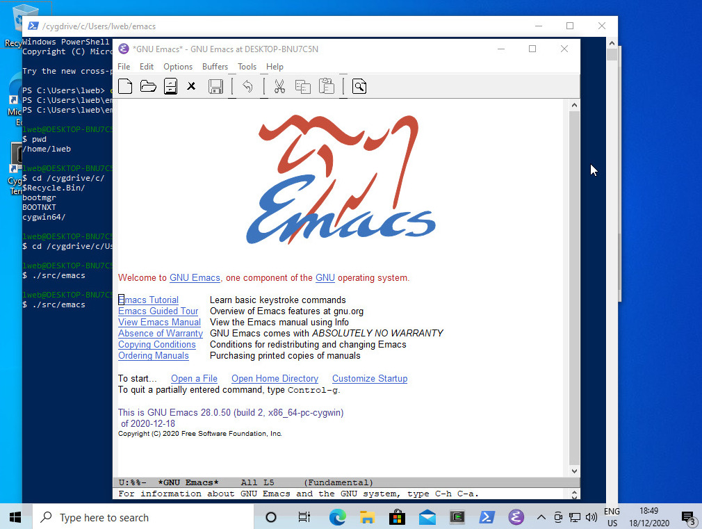 How To Build the Development Version of Emacs on Windows LaptrinhX