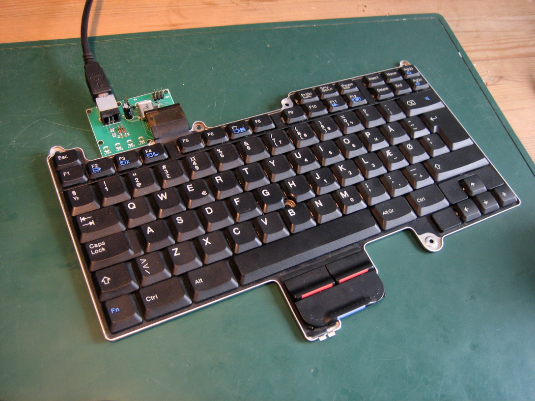Lars' Electric Endeavors The Thinkpad USB Keyboard Adapter