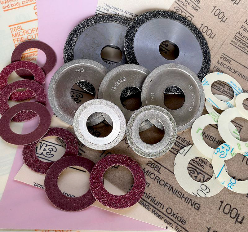 Abrasive materials for industrial valve grinding LarsLap®