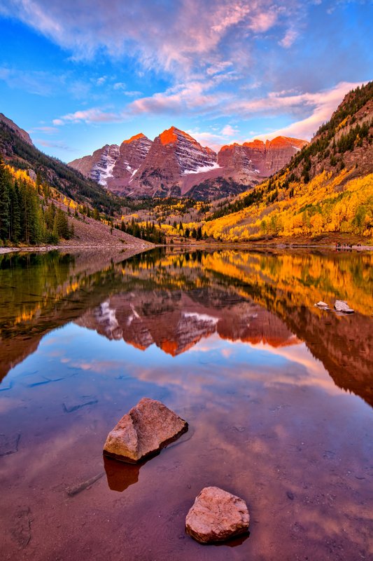 Maroon Bells Fall Foliage Lars Leber Photography