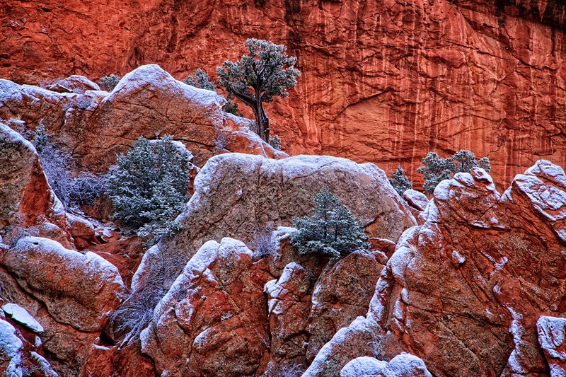 Garden of the Gods Winter Lars Leber Photography