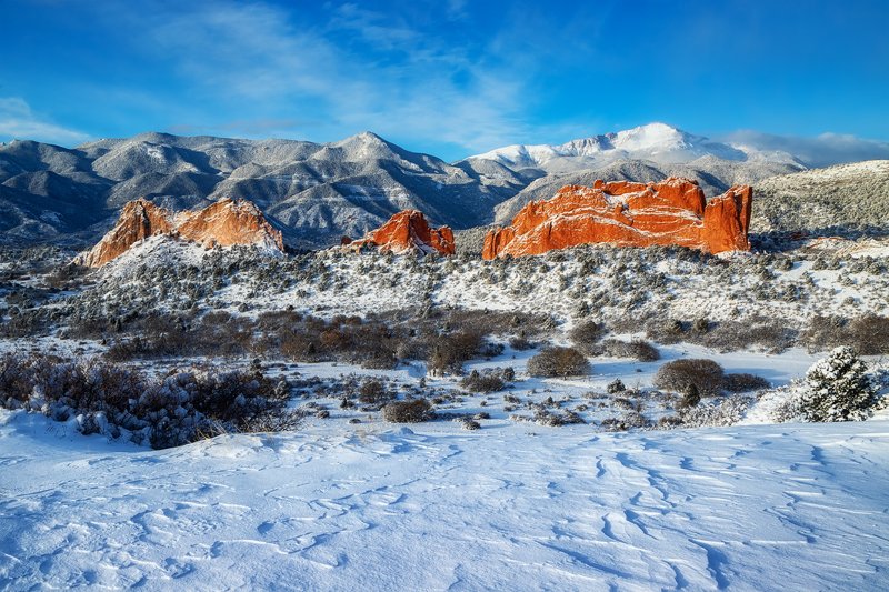 Garden of the Gods Winter Lars Leber Photography
