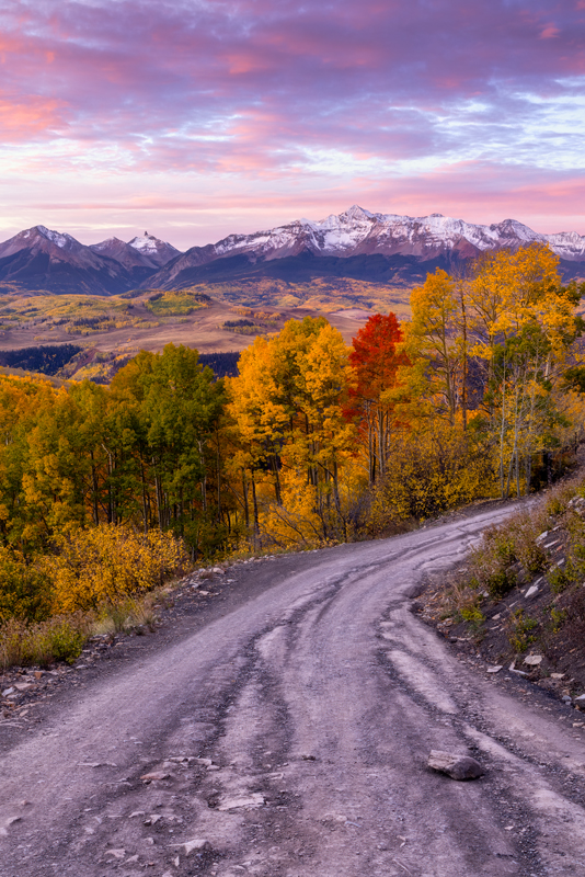 Last Dollar Road Sunrise Lars Leber Photography